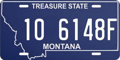 MT license plate 106148F