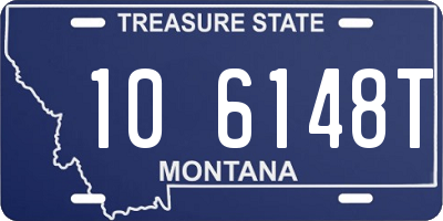 MT license plate 106148T