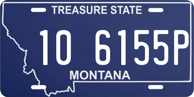 MT license plate 106155P