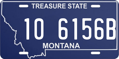 MT license plate 106156B