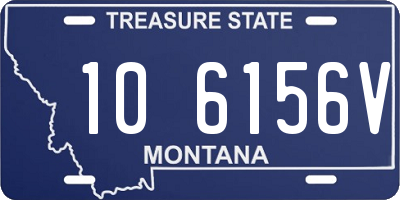 MT license plate 106156V