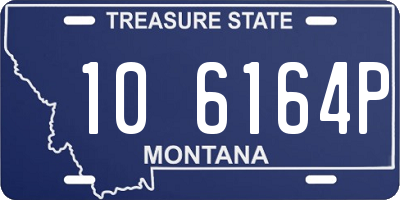 MT license plate 106164P