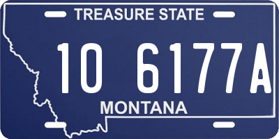 MT license plate 106177A