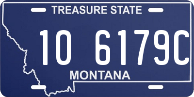 MT license plate 106179C