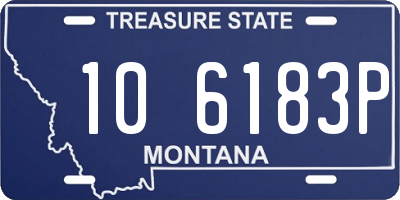 MT license plate 106183P