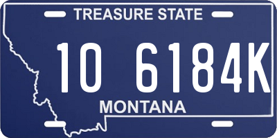 MT license plate 106184K