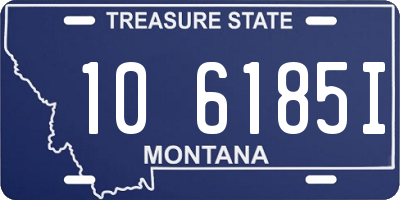 MT license plate 106185I