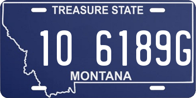 MT license plate 106189G