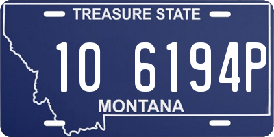 MT license plate 106194P