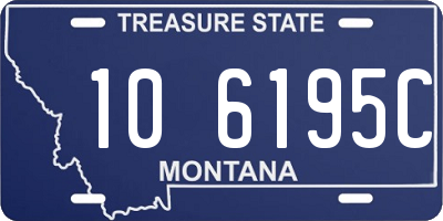 MT license plate 106195C