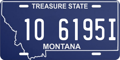 MT license plate 106195I