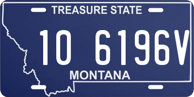 MT license plate 106196V