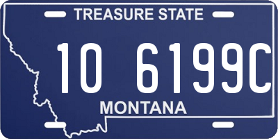 MT license plate 106199C