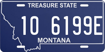 MT license plate 106199E