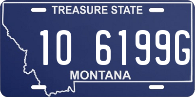 MT license plate 106199G