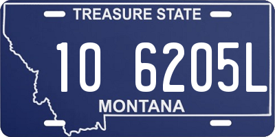 MT license plate 106205L