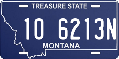 MT license plate 106213N