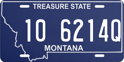 MT license plate 106214Q