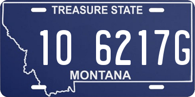 MT license plate 106217G