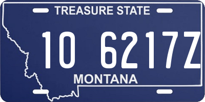 MT license plate 106217Z