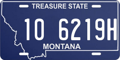 MT license plate 106219H