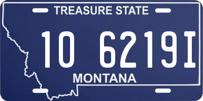 MT license plate 106219I