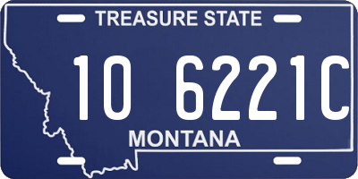 MT license plate 106221C