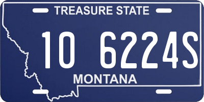 MT license plate 106224S