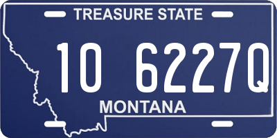 MT license plate 106227Q