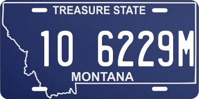 MT license plate 106229M
