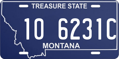 MT license plate 106231C