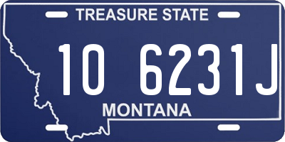 MT license plate 106231J