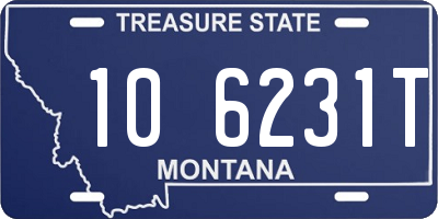 MT license plate 106231T