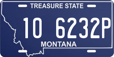 MT license plate 106232P