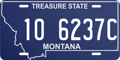 MT license plate 106237C