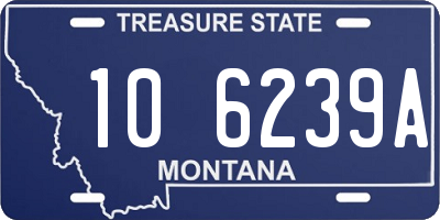 MT license plate 106239A