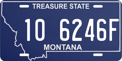 MT license plate 106246F