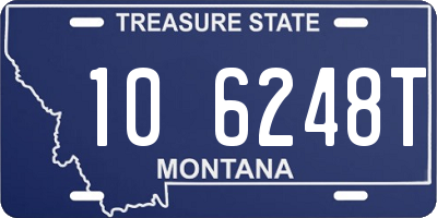 MT license plate 106248T