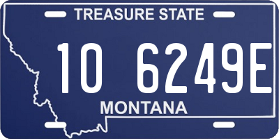 MT license plate 106249E