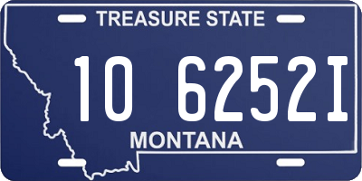 MT license plate 106252I