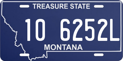 MT license plate 106252L