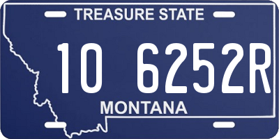 MT license plate 106252R