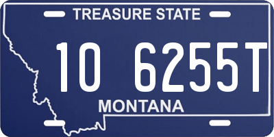 MT license plate 106255T