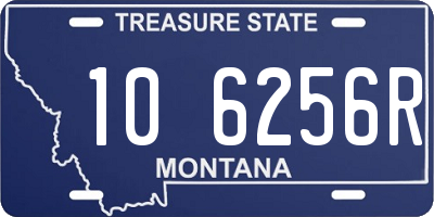 MT license plate 106256R