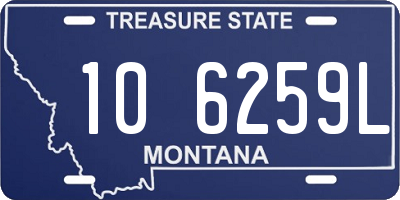 MT license plate 106259L