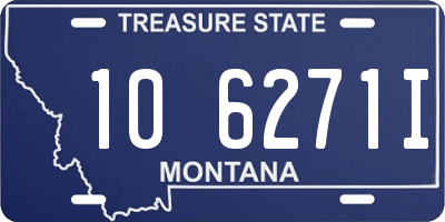 MT license plate 106271I