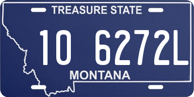 MT license plate 106272L