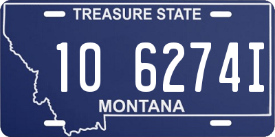 MT license plate 106274I