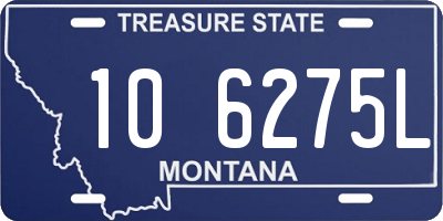 MT license plate 106275L