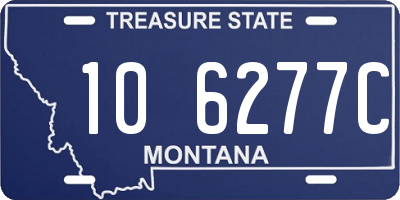 MT license plate 106277C